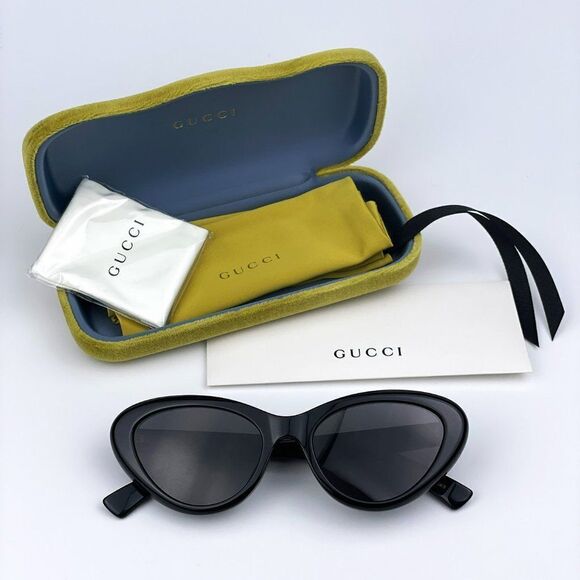 NEW Gucci GG1170S 001 Black Grey Cat Eye Women Sunglasses main image 11